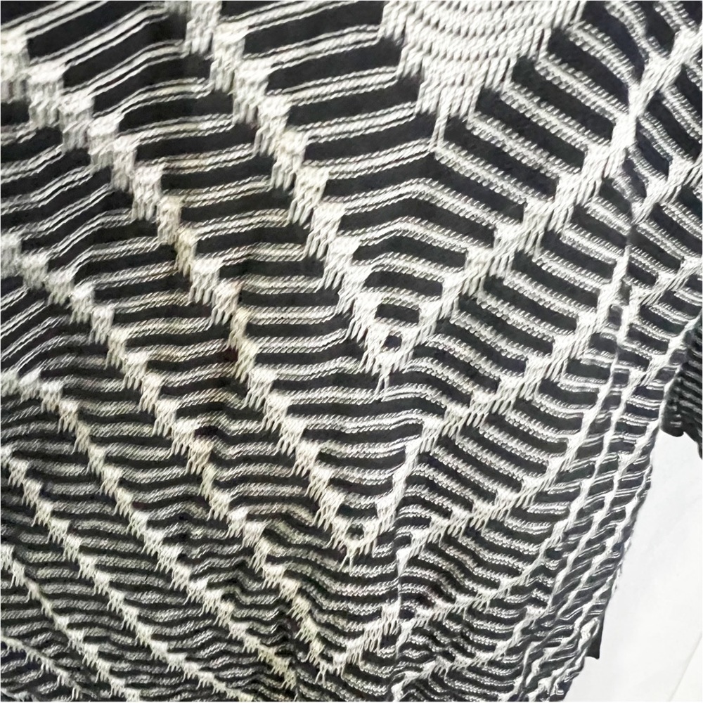 😻VTG Dana Buchman Striped V-Neck Blouse - Picture 3 of 7